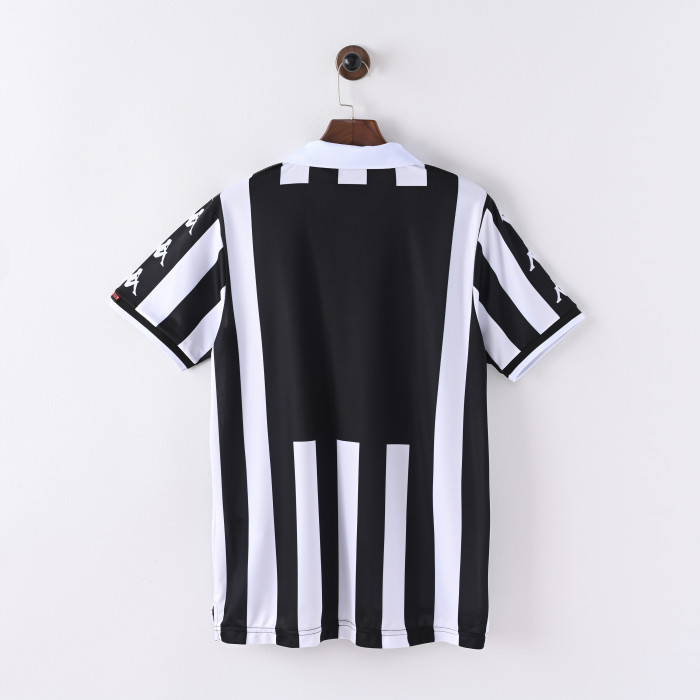 Retro Jersey 1999-2000 Juventus Home Black/White Soccer Jersey Vintage Football Shirt