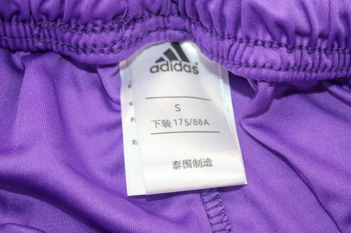 Retro Shorts 2016-2017 Real Madrid Away Purple Soccer Shorts Football Shorts