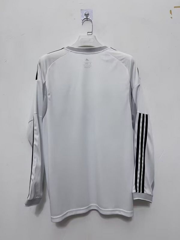 Long Sleeve Fan Version 2025-2026 Real Madrid Home Soccer Jersey Real Football Shirt
