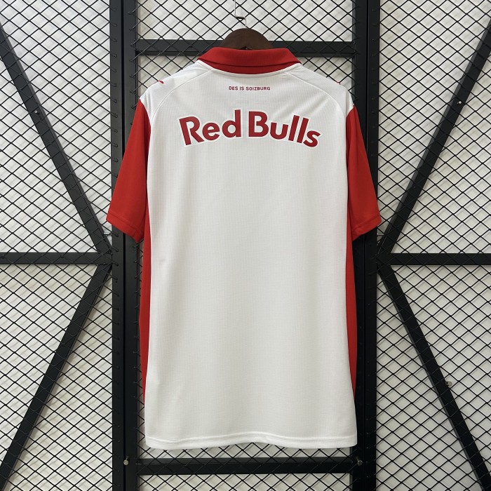 Fan Version 2025-2026 RB Leipzig Home Soccer Jersey Football Shirt