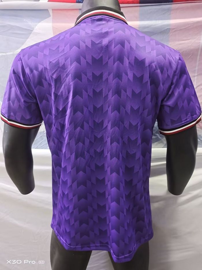 Fan Version 2025-2026 Manchester United Purple Soccer Polo