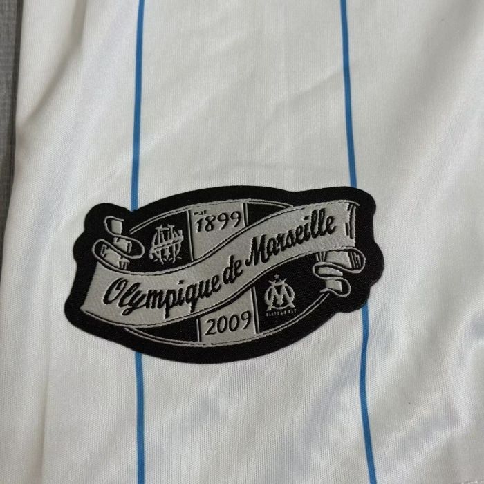 Retro Jersey 2009-2010 Marseille Home Soccer Jersey Vintage Football Shirt