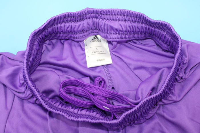 Retro Shorts 2016-2017 Real Madrid Away Purple Soccer Shorts Football Shorts