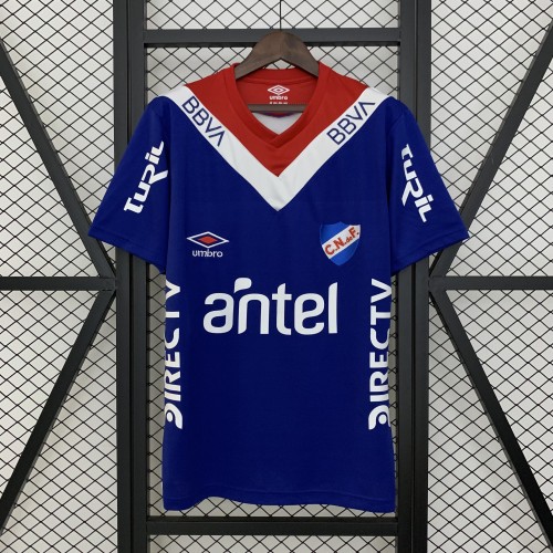 Fans Version 2025-2026 Club Nacional de Football Blue/Red Soccer Jersey Football Shirt