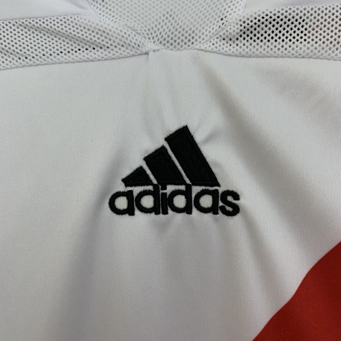 Long Sleeve Retro Jersey 2006-2007 River Plate Home Soccer Jersey LS Vintage Football Shirt