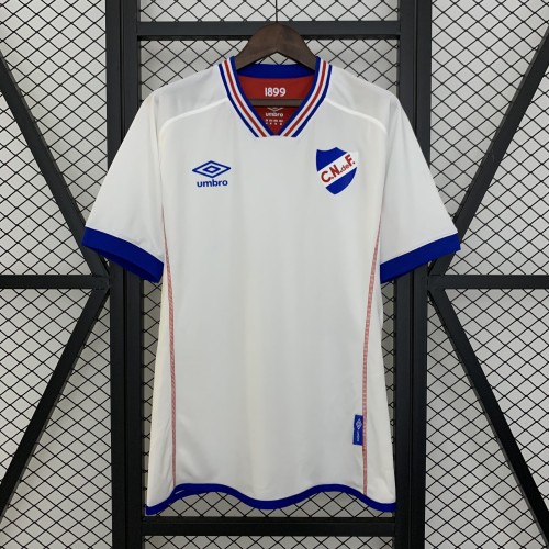 Fans Version 2025-2026 Club Nacional de Football White Soccer Training Jersey Football Pre-match Shirt