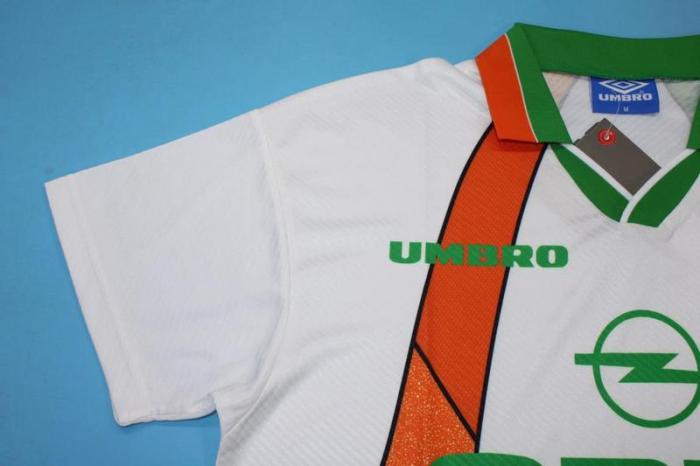Retro Jersey 1994-1996 Ireland 13 Away Soccer Jersey Vintage Football Shirt