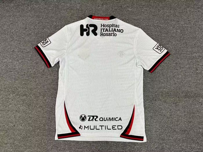 Fan Version 2025-2026 Newell's Old Boys Away White Soccer Jersey