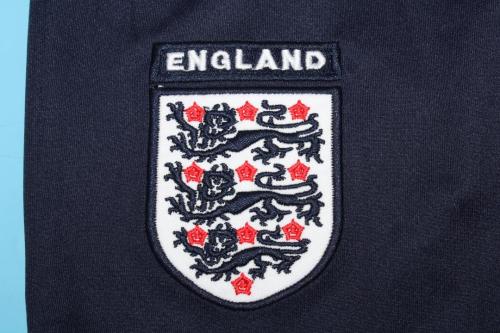 Retro Shorts 2006 England Home Dark Blue Soccer Shorts