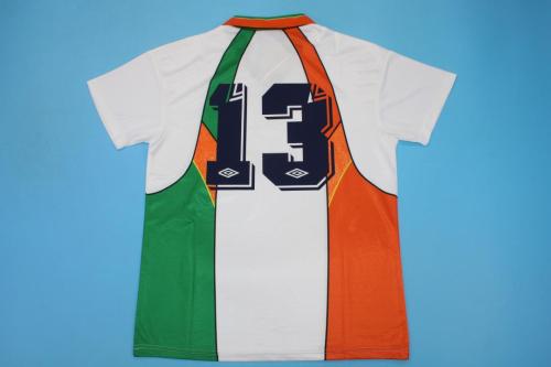 Retro Jersey 1994-1996 Ireland 13 Away Soccer Jersey Vintage Football Shirt