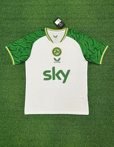 Fans Version 2025 Ireland Away White Soccer Jersey Football Shirt