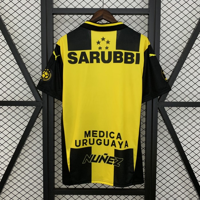 Fan Version 2025-2026 Club Atlético Peñarol Home Soccer Jersey Penarol Football Shirt