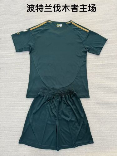 Adult Uniform 2025-2026 Portland Timbers Home Soccer Jersey Shorts Football Kit