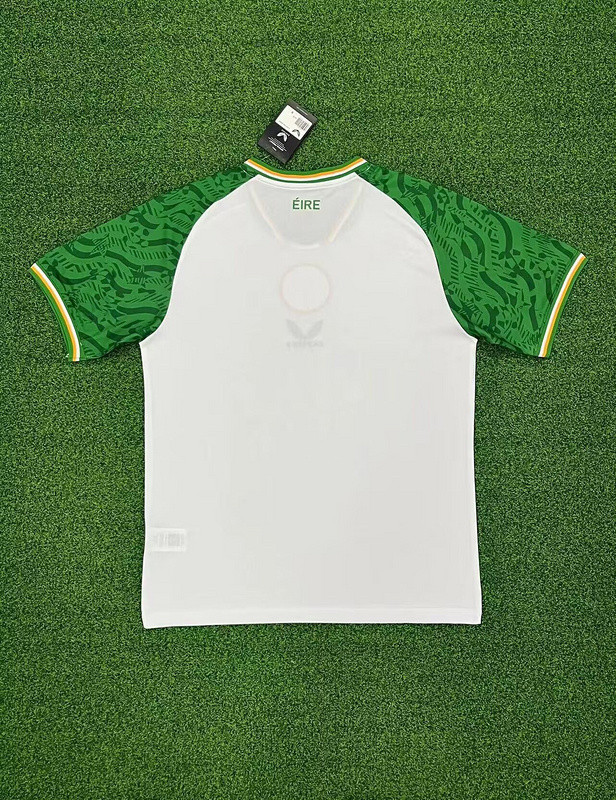 Fans Version 2025 Ireland Away White Soccer Jersey Football Shirt
