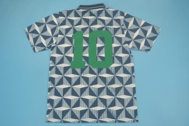Retro Jersey 1990-1993 Northern Ireland 10 Away Soccer Jersey Vintage Football Shirt