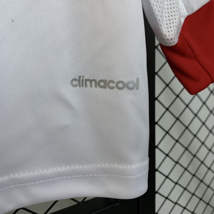 Long Sleeve Retro Jersey 2013-2014 River Plate Home Soccer Jersey LS Vintage Football Shirt