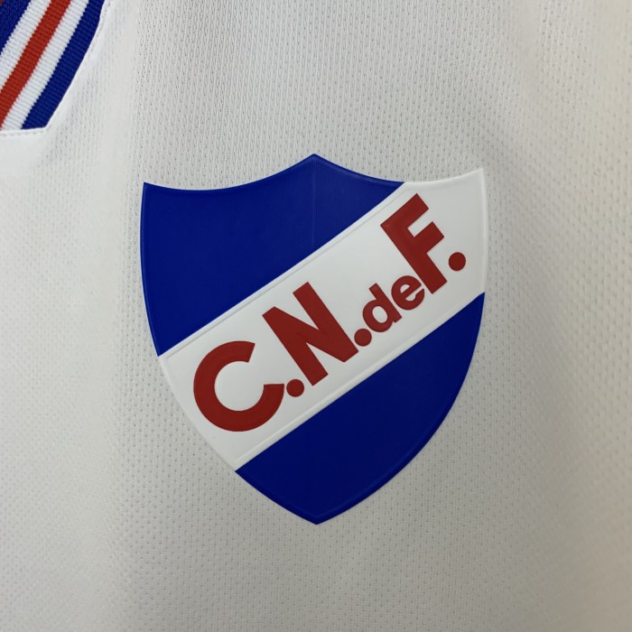 Fans Version 2025-2026 Club Nacional de Football White Soccer Training Jersey Football Pre-match Shirt