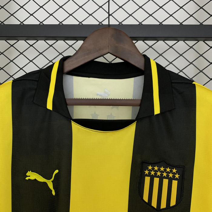 Fan Version 2025-2026 Club Atlético Peñarol Home Soccer Jersey Penarol Football Shirt