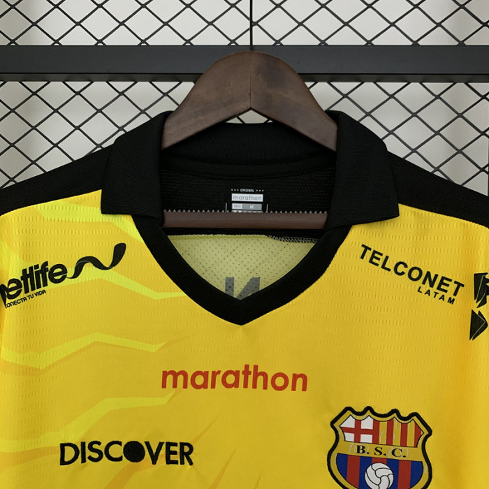 Barca Camisetas de Futbol Fans Version 1925-2025 Barcelona 100th Anniversary Yellow Soccer Jersey