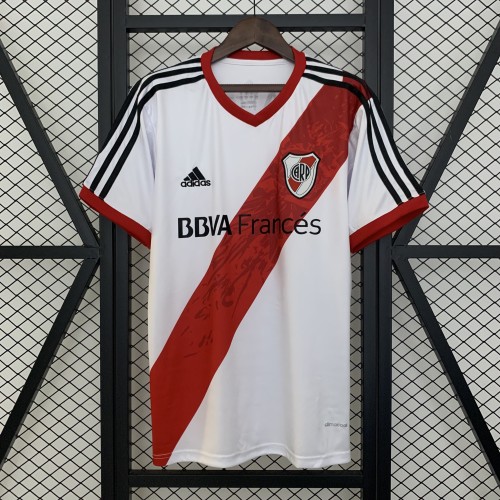 Retro Jersey 2013-2014 River Plate Home Soccer Jersey Vintage Football Shirt