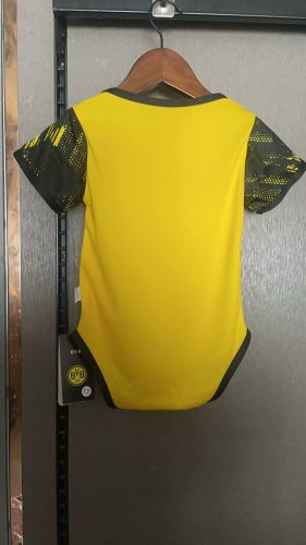Baby Cloth 2025-2026 BVB Home Soccer Jersey Dortmund Baby Onesies