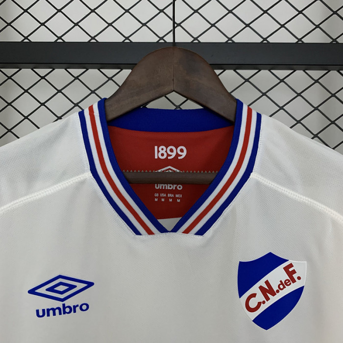 Fans Version 2025-2026 Club Nacional de Football White Soccer Training Jersey Football Pre-match Shirt
