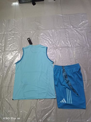 Adult Uniform 2025-2026 Cruzeiro Soccer Training Vest and Shorts Football Set