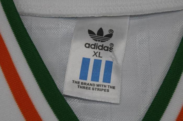 Retro Jersey 1992-1994 Ireland 6 Away White Soccer Jersey Vintage Football Shirt