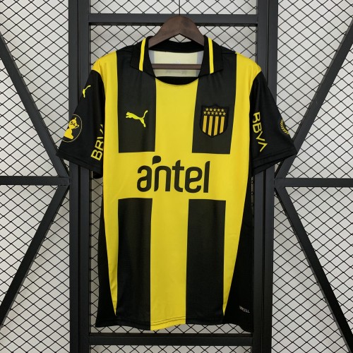 Fan Version 2025-2026 Club Atlético Peñarol Home Soccer Jersey Penarol Football Shirt