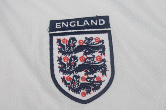 with Patch Retro Jersey 2000 England Home Soccer Jersey Vintage Football Shirt