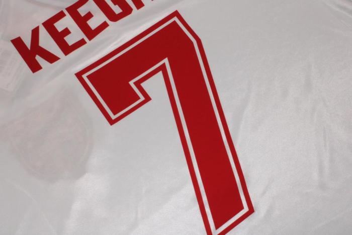 Retro Jersey 1982 England KEEGAN 7 Home Soccer Jersey Vintage Football Shirt