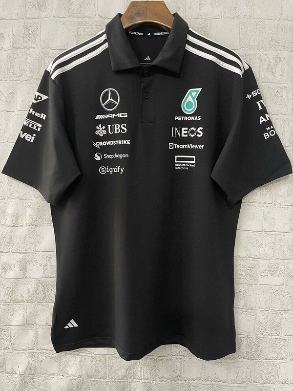 2025 Mecerdes Black Shirt Racing Polo
