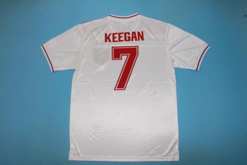 Retro Jersey 1982 England KEEGAN 7 Home Soccer Jersey Vintage Football Shirt