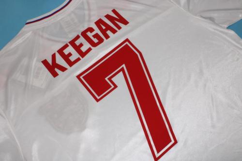 Retro Jersey 1982 England KEEGAN 7 Home Soccer Jersey Vintage Football Shirt