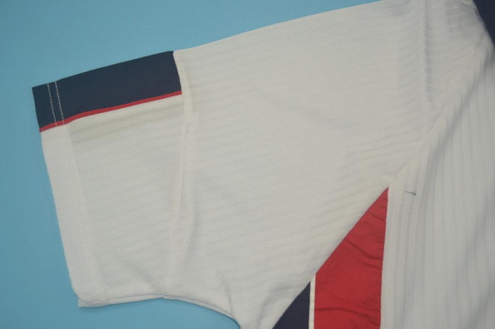 with Front Lettering Retro Jersey England 1998 Home White Soccer Jersey Vintage Football Shirt