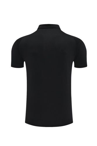 Fans Version 2025-2026 Real Madrid Black/Orange Soccer Polo