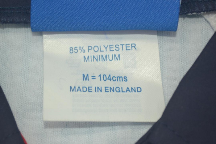 with Front Lettering Retro Jersey England 1998 Home White Soccer Jersey Vintage Football Shirt
