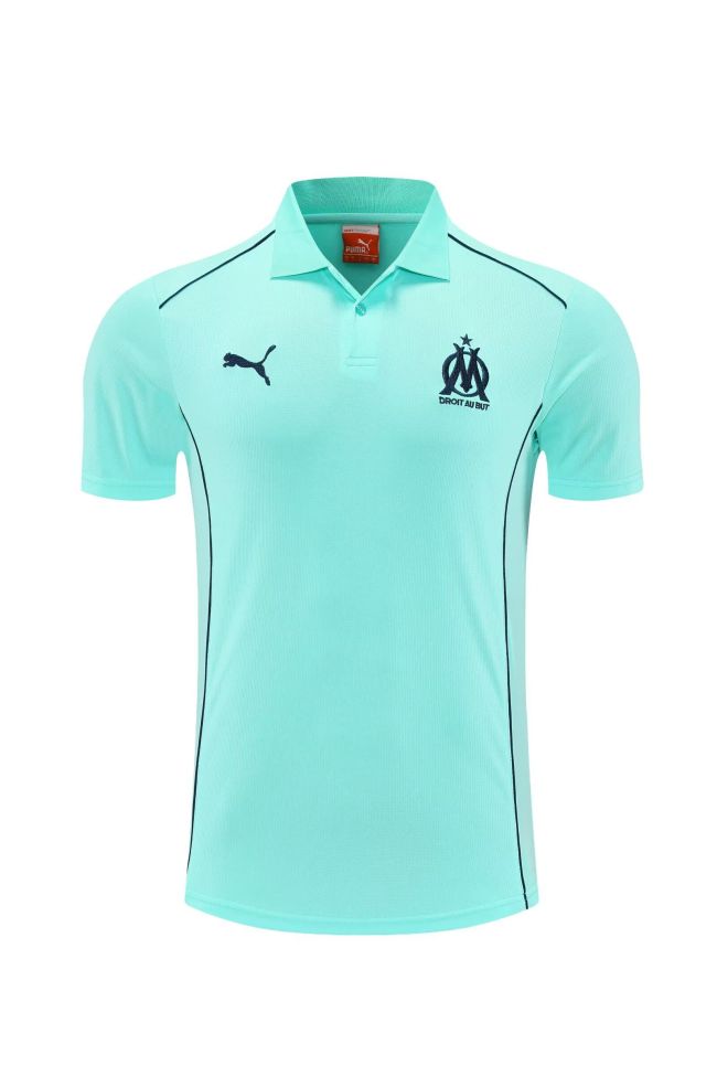 Fan Version 2025 Olympique de Marseille Green Soccer Polo