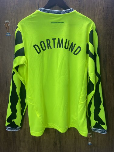 Long Sleeve 2025-2026 Borussia Dortmund Yellow Special Edition Soccer Jersey BVB Football Shirt