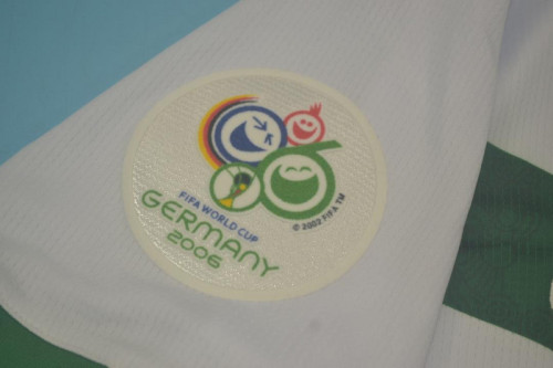 with Euro 2006 Patch Retro Jersey 2006 Mexico Away White Soccer Jersey Vintage Football Shirt