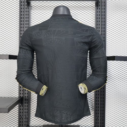 Player Version Long Sleeve 2025 Mexico Black Special Edition Soccer Jersey Adulto Camiseta de Futbol