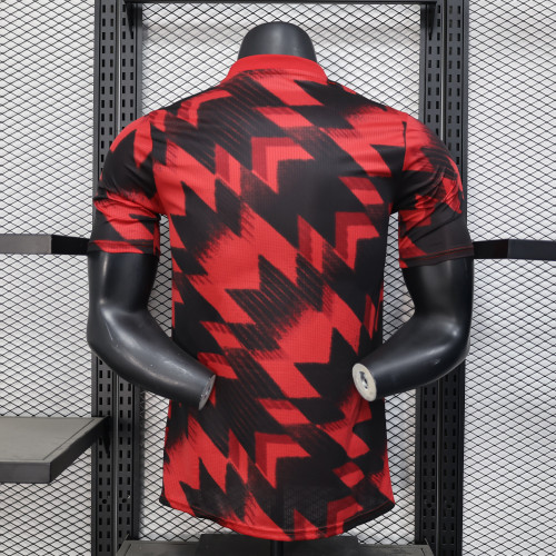 Player Version 2025-2026 Manchester United Red/Black Soccer Training Jersey Man United Football Shirt