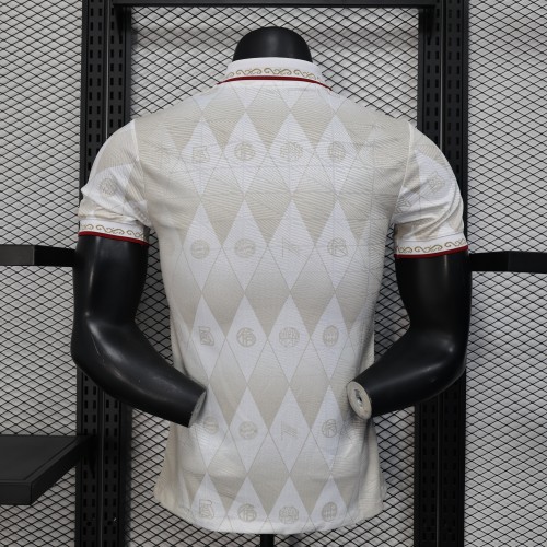 Player Version 2025-2026 Bayern Munich White Special Edition Soccer Jersey Bayern Munchen Football Shirt