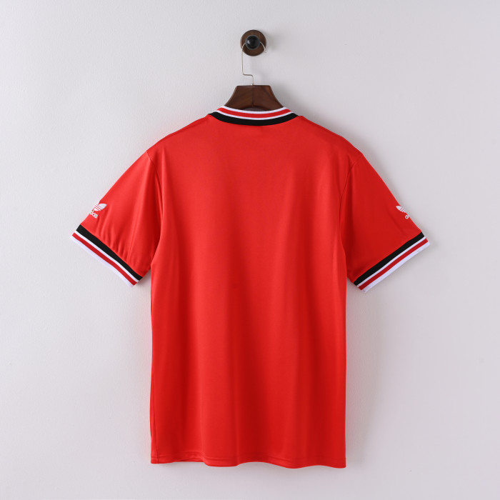 Retro Jersey 1985-1986 Manchester United Home Soccer Jersey Vintage Football Shirt