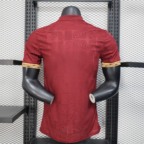 Player Version 2025 Mexico Red Special Version Soccer Jersey Adulto Camiseta de Futbol