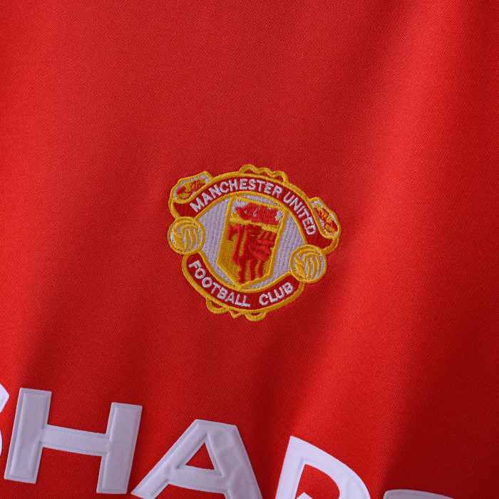 Retro Jersey 1985-1986 Manchester United Home Soccer Jersey Vintage Football Shirt