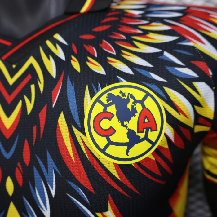 Player Version 2025-2026 Club America Aguilas Yellow Special Edition Soccer Jersey Football Shirt