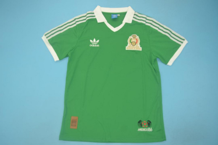 Retro Jersey 1986 Mexico 9 Home Green Soccer Jersey Vintage Football Shirt