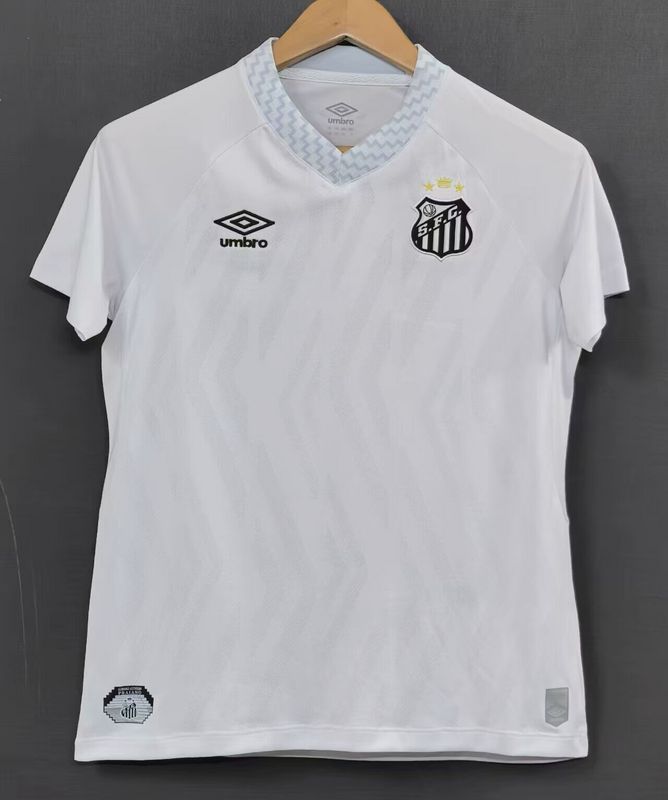 Women 2025-2026 Santos Home Soccer Jersey Girl Football Shirt