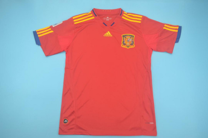 Retro Jersey Spain 2010 Home Soccer Jersey Vintage Football Shirt